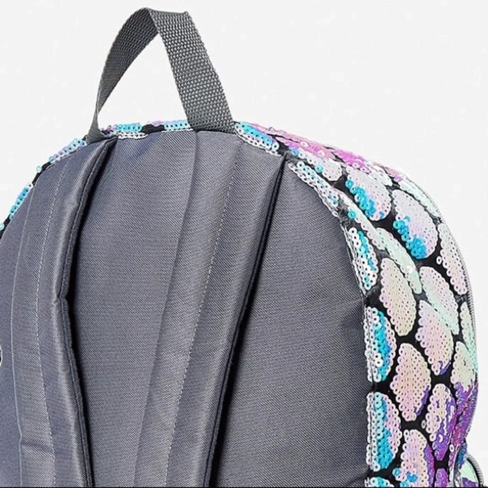 Justice Flip Sequins Mermaid Backpack initial H